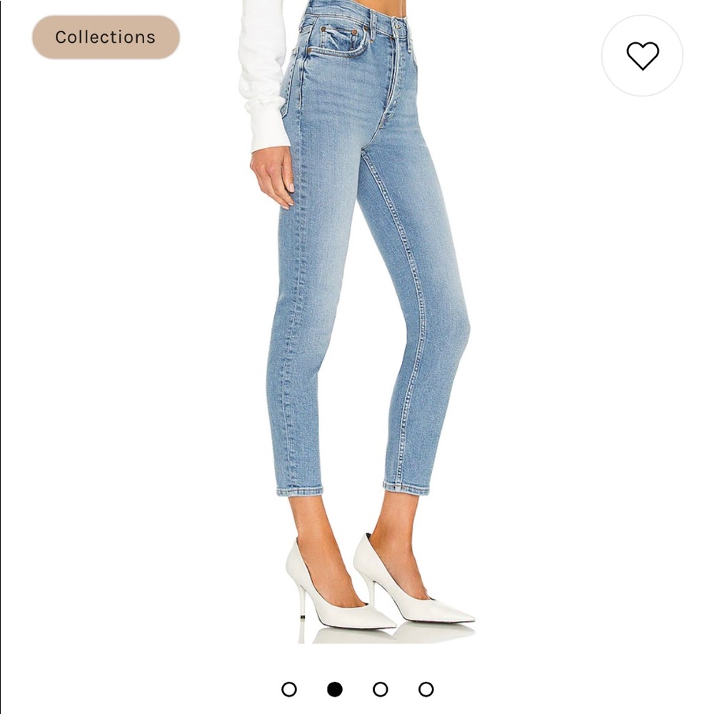 Re/Done Originals High Rise Ankle Crop jeans